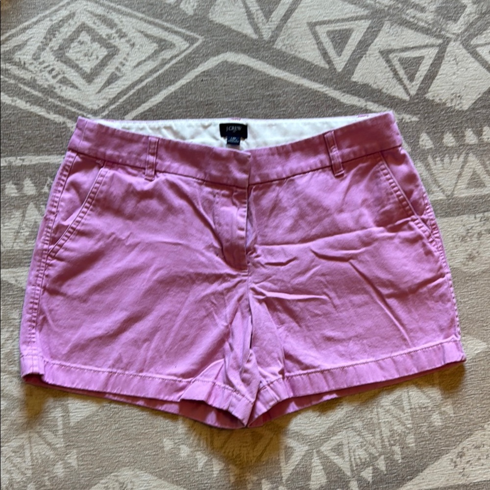 J. Crew Pink Bermuda Shorts Classic Preppy Style